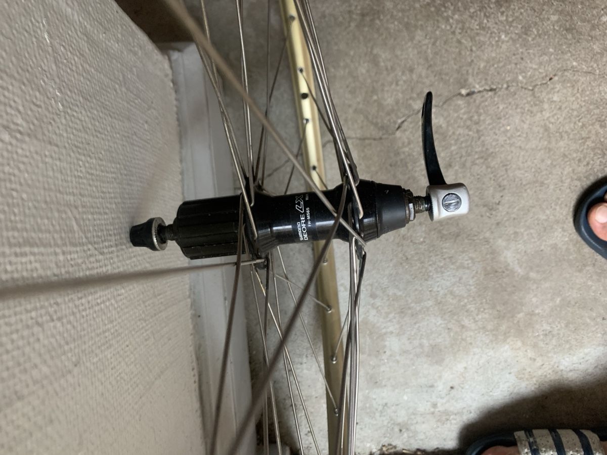 Pneumatici & Ruote complete: Radsatz Mavic 221 Gold, Shimano Deore LX Naben – Usato da Basel venduto da Clover_Crest 4