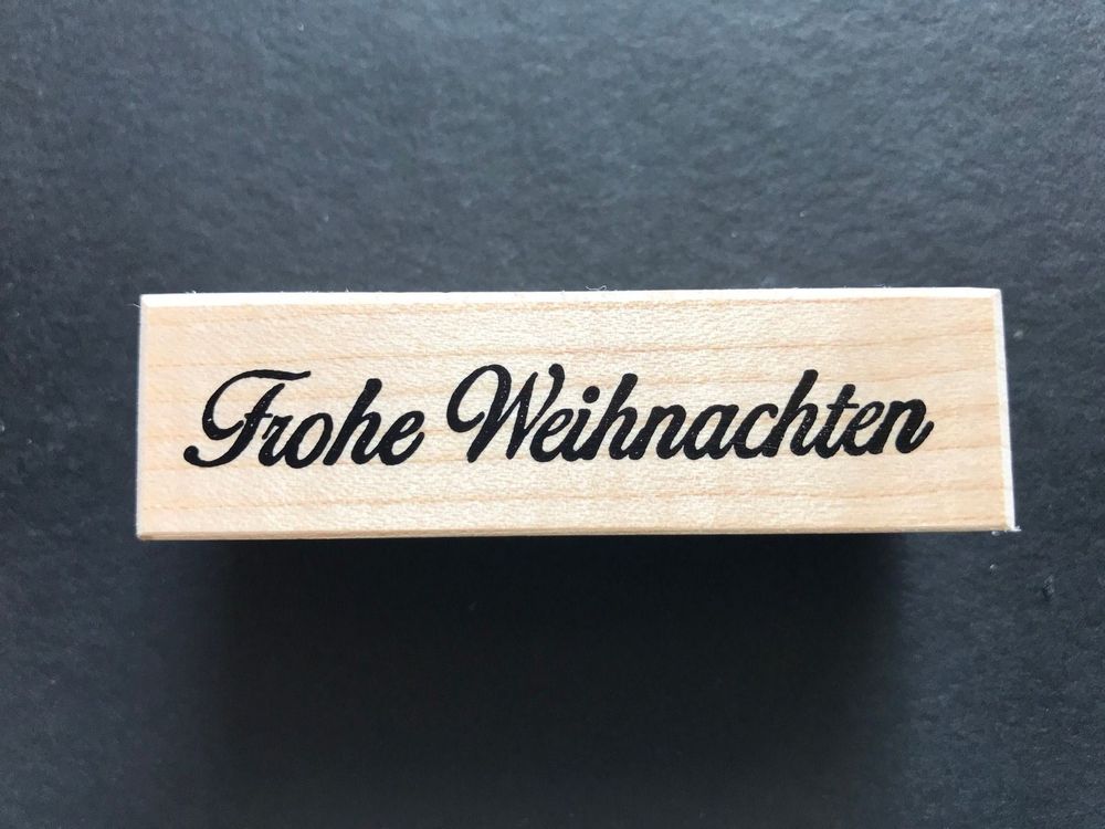 Motivstempel "Frohe Weihnachten" Kaufen auf Ricardo