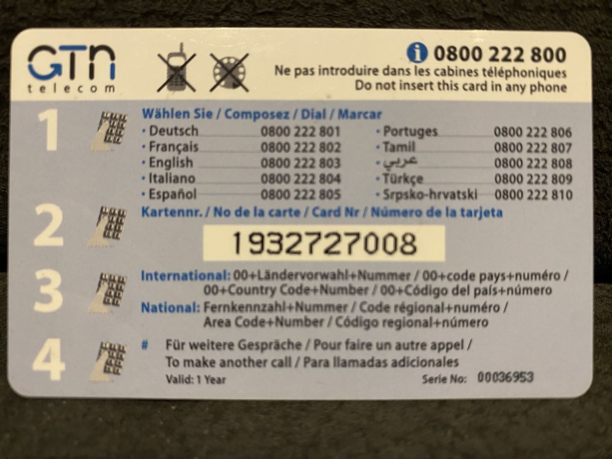 Telefon- & Taxkarten: Carte – Gebraucht aus Lausanne von babacard10 1
