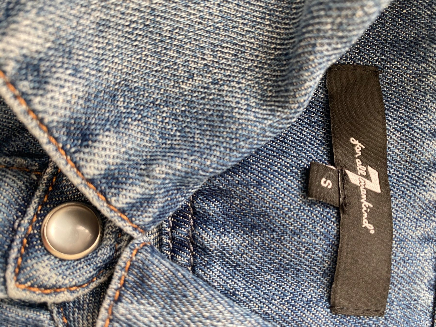 Camicette: süsse Jeansbluse von 7 FOR ALL MANKIND – Usato da Jona venduto da vanessasupermarket20 8