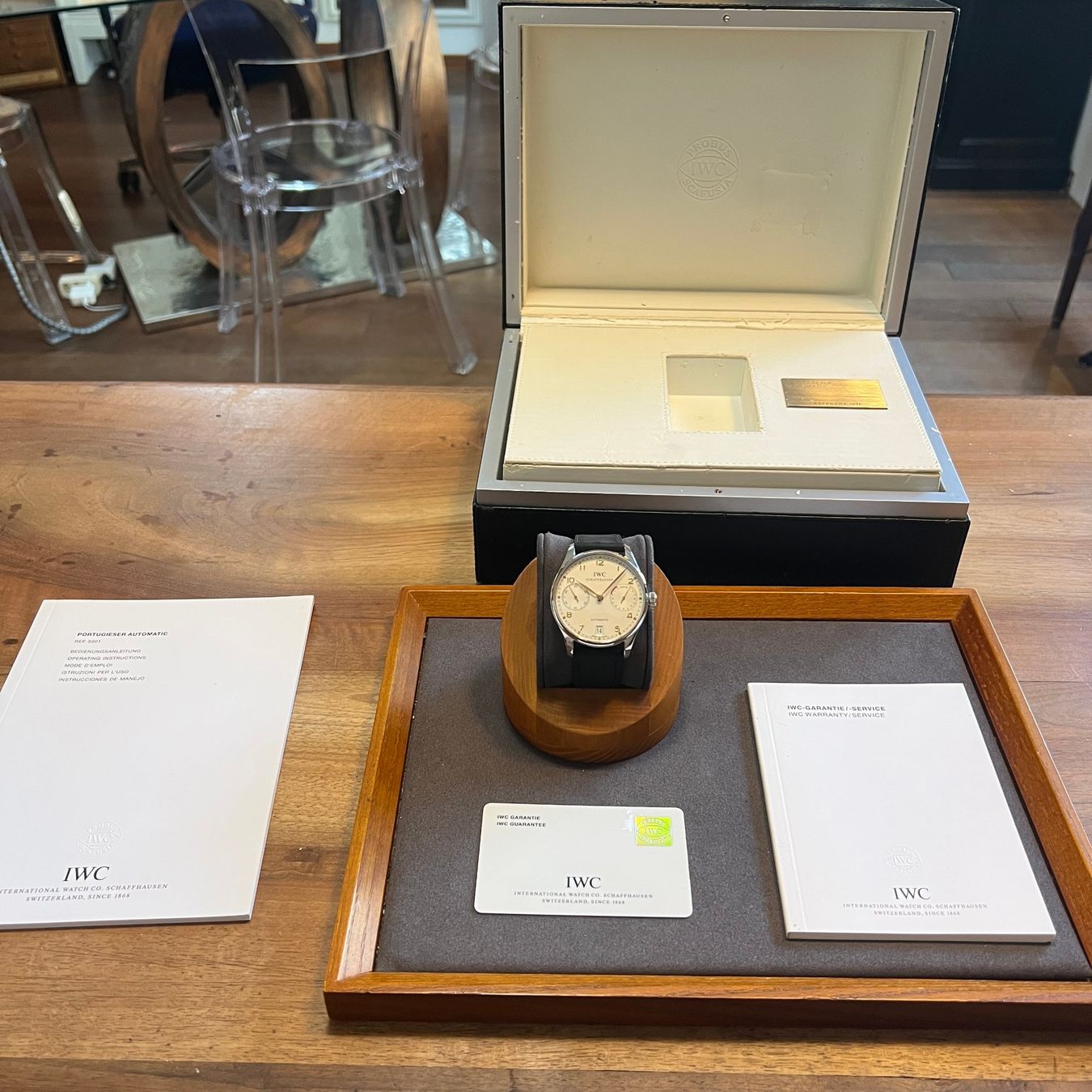 IWC Uhren: IWC Portuguese Automatic Full Set IW500114 – Gebraucht aus Carouge GE von Watchaser 8