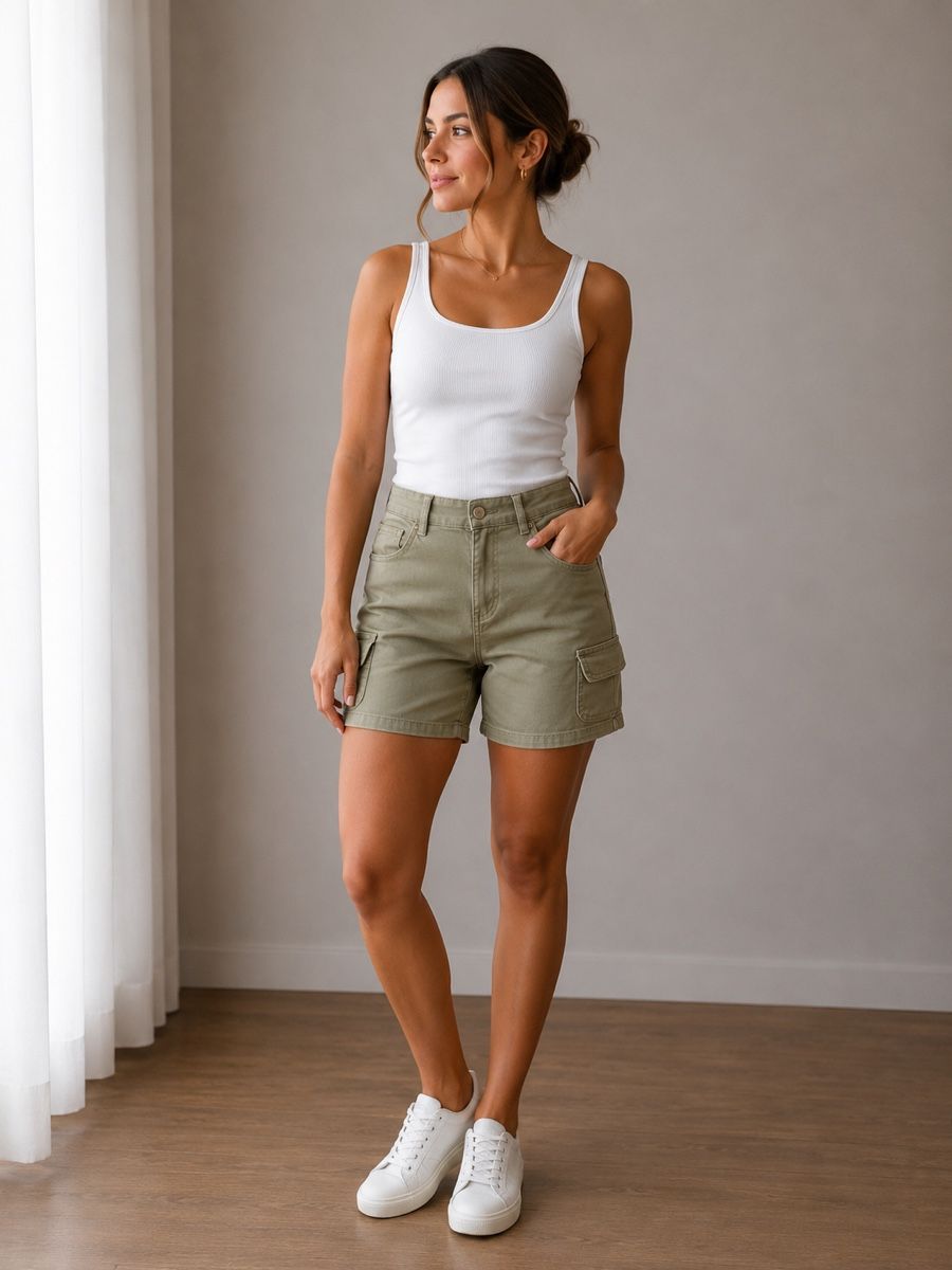 Only Pantaloni: ONLY CARGO SHORTS GR. 36 – Nuovo (secondo la descrizione) da Winterthur venduto da fij_f65r