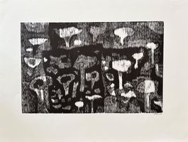 Werner ZÖHL (1926-2012) HOLZSCHNITT SIGNIERT DATIERT