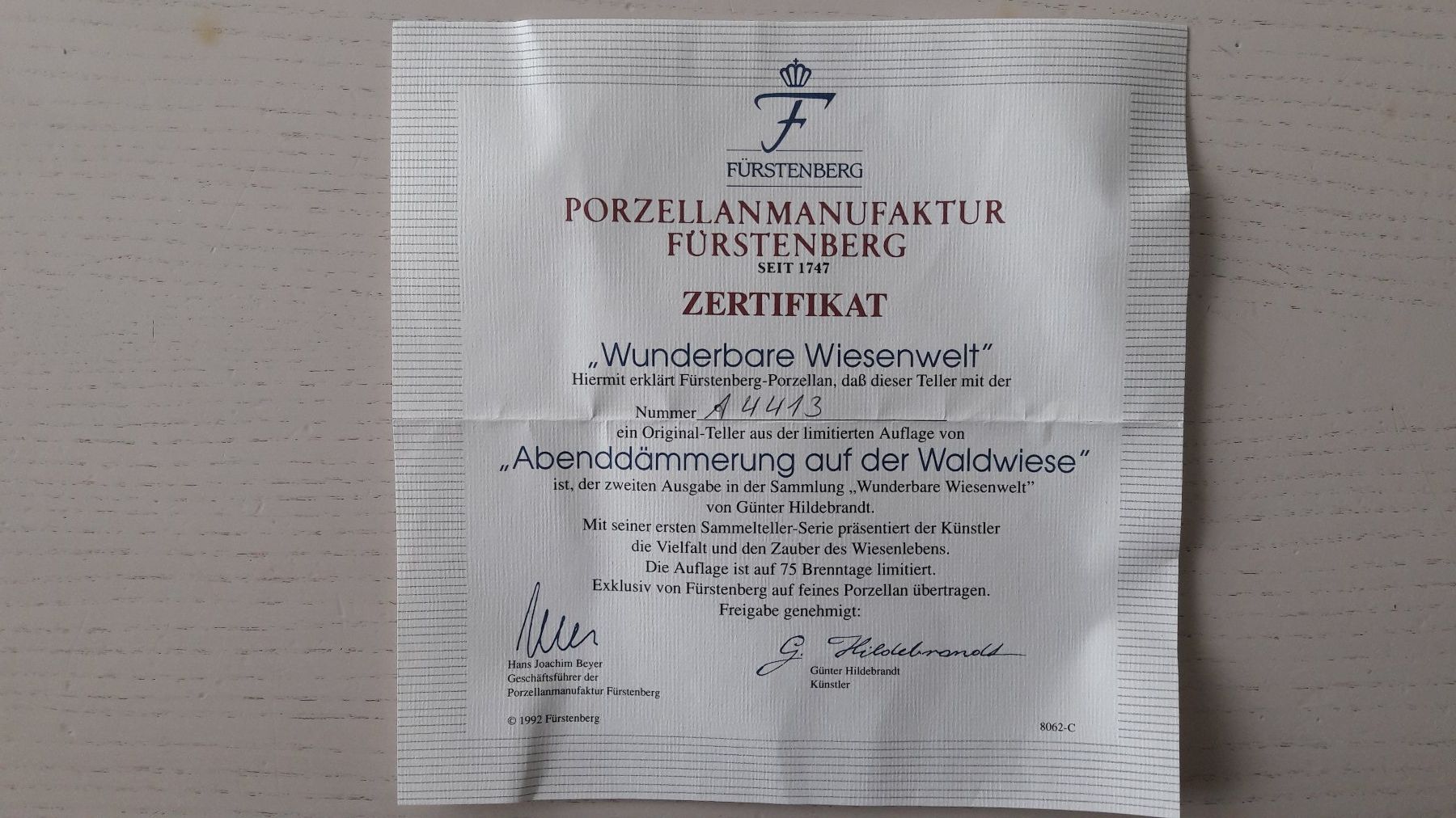 Piatti: 4 Porzellanteller – Usato da Lenzburg venduto da StevieD 2