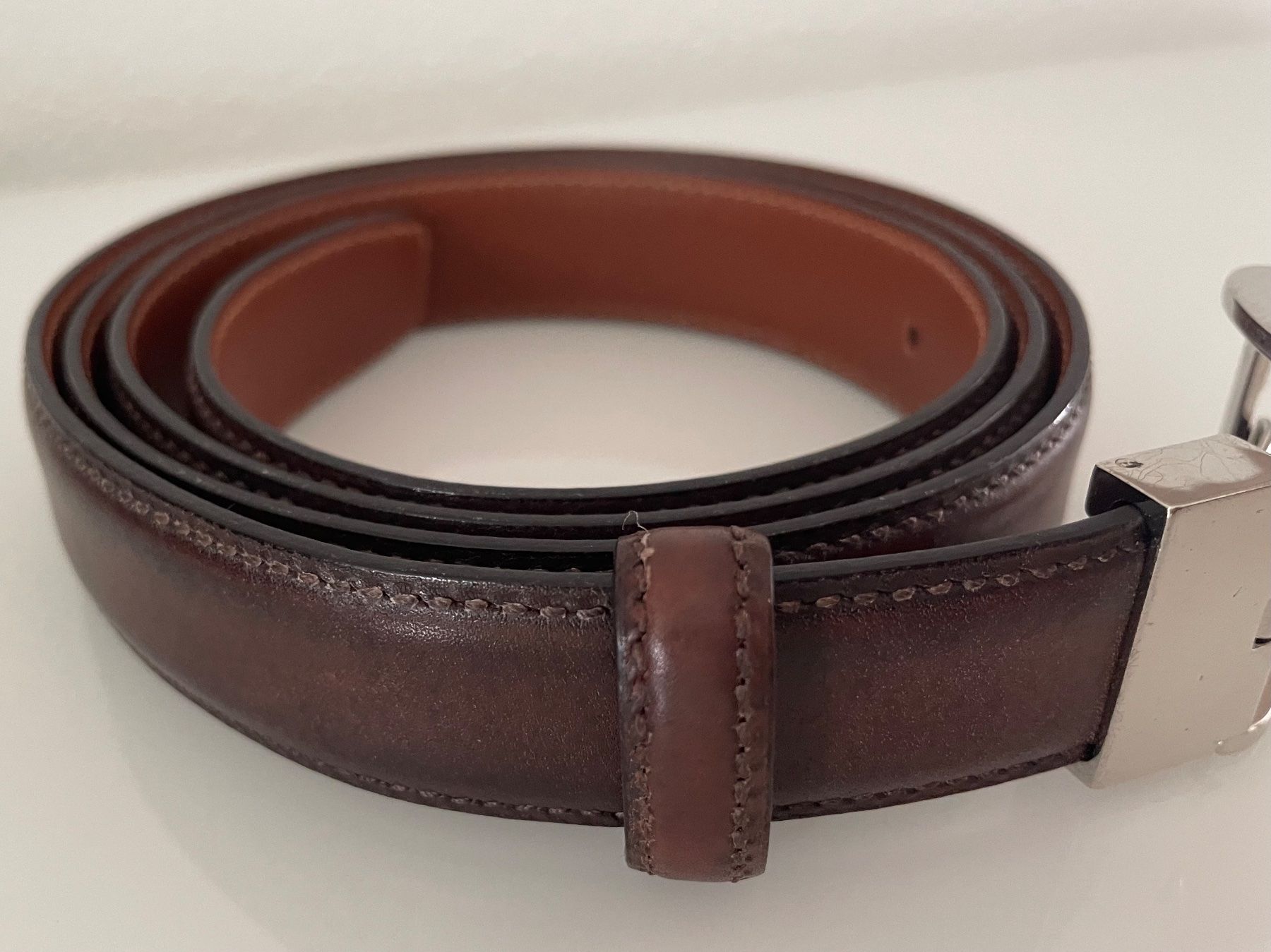 Santoni Cinture: Santoni Damen Ledergürtel – Nuovo e nell'imballaggio originale da Benken ZH venduto da Mistery5 1