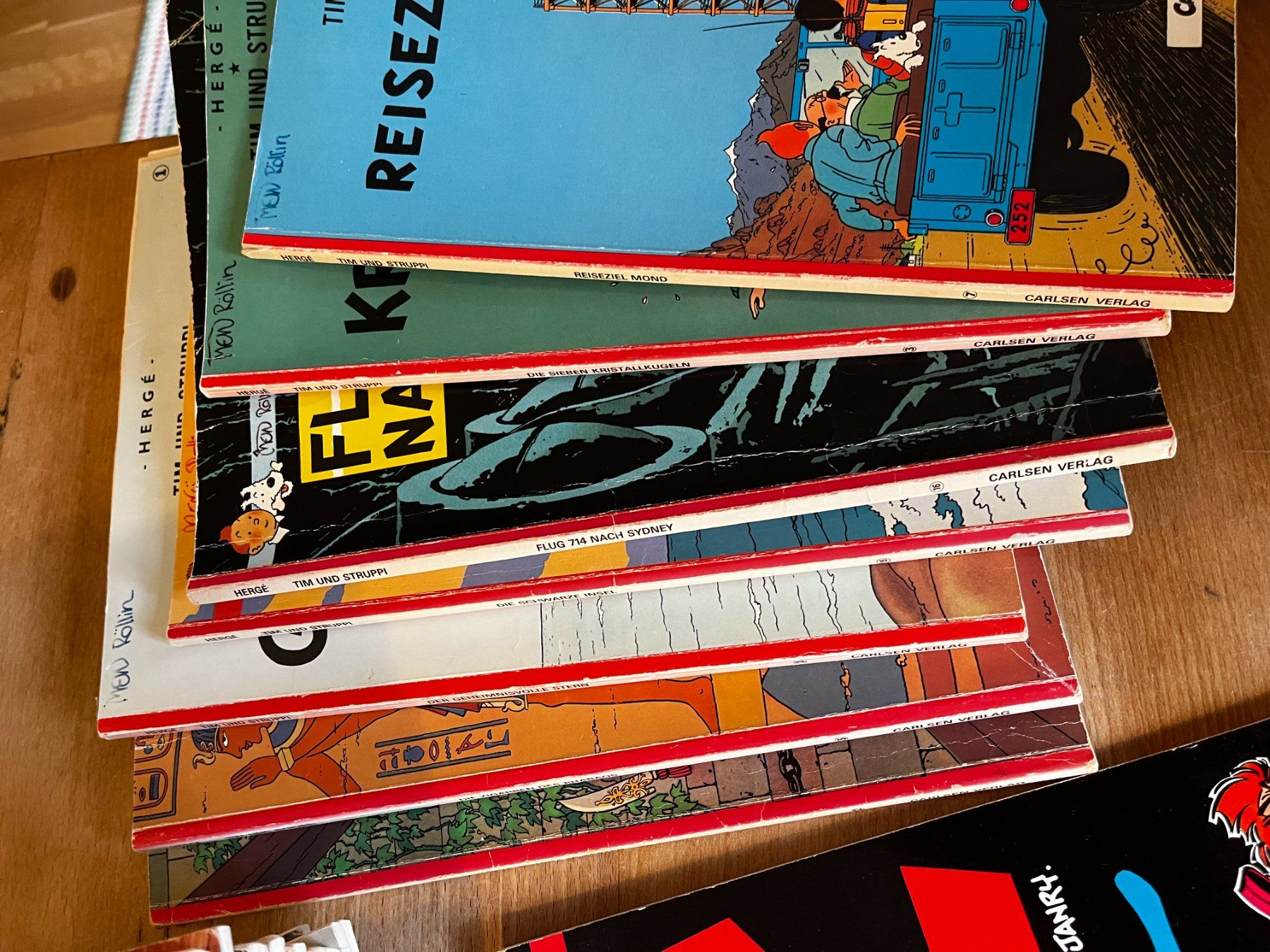 Fumetti: Comic Sammlung Spirou und Fantasio / Tim und Struppi – Usato da Zürich venduto da Allrounders 8