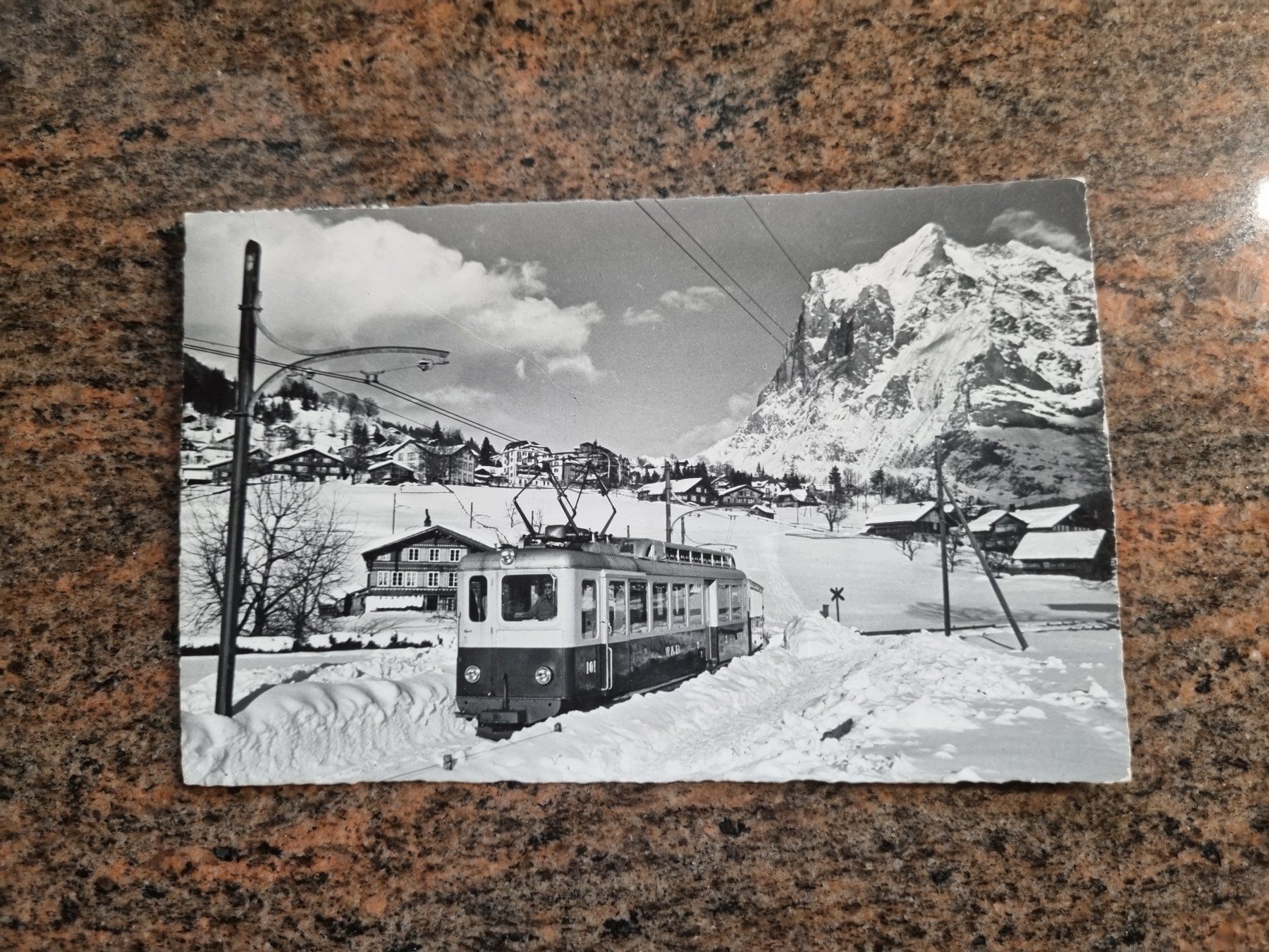 Cartoline postali: Alte Ansichtskarte Grindelwald, Winterlandschaft 1965 – Usato da Trachslau venduto da bastet06