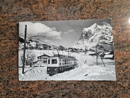 Alte Ansichtskarte Grindelwald, Winterlandschaft 1965