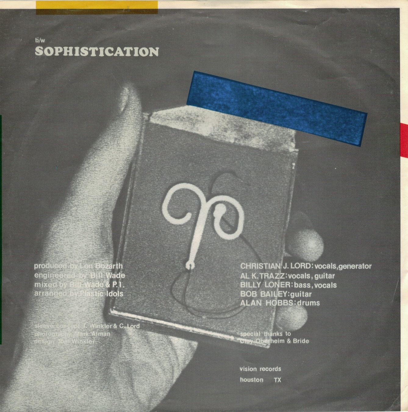 Vinyles: Plastic Idols - I.U.D. / Sophistication  7", Single – D'occasion à Lugano par mdal 1