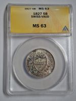 5 Batzen 1827 Waadt (Stempelglanz)