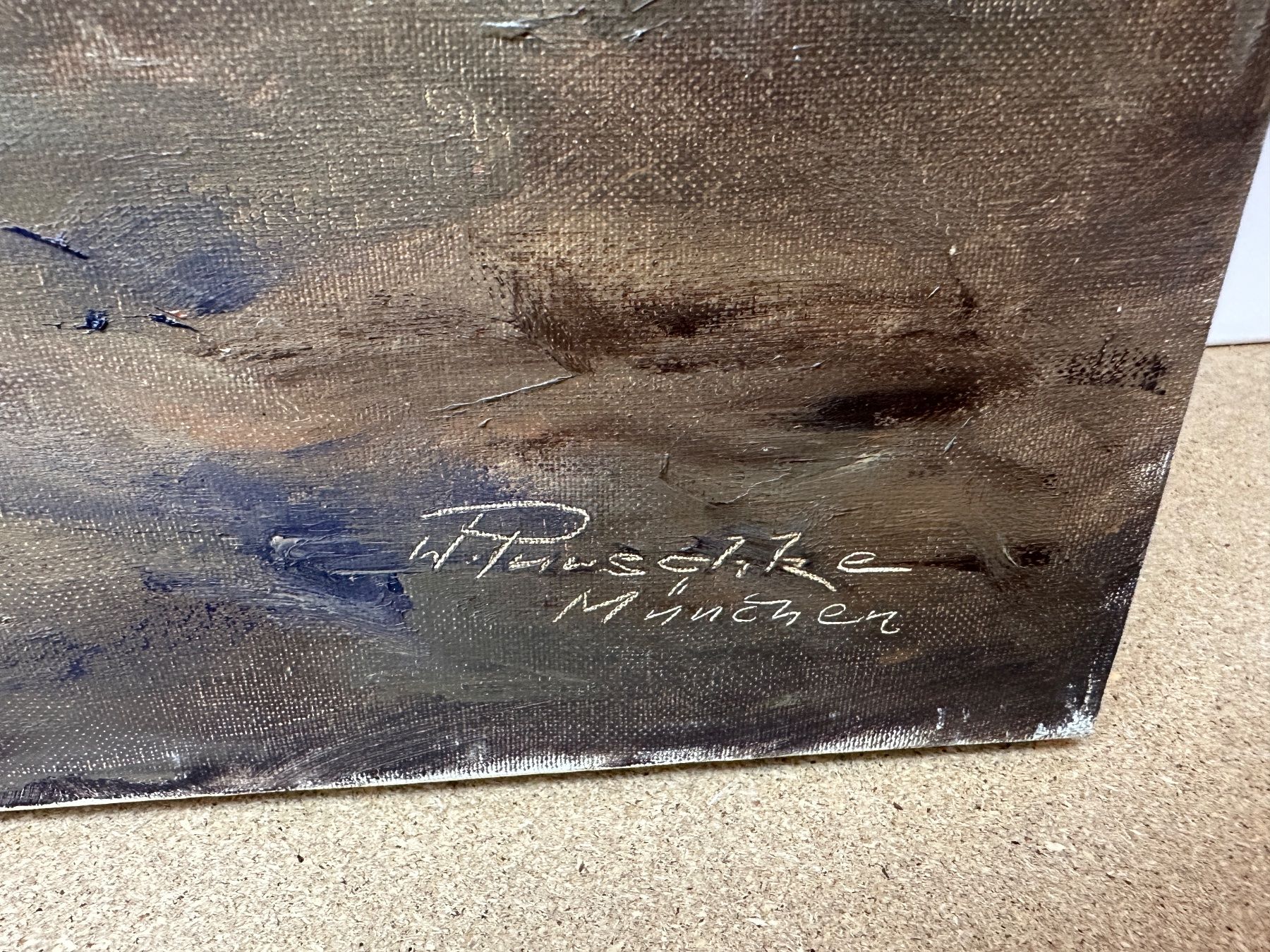 Dipinti: Altes Gemälde Ölbild Signiert – Usato da arlesheim venduto da Art.en1 1