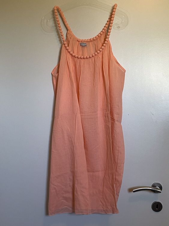 Robe Corail Fluo & Noire Taille M