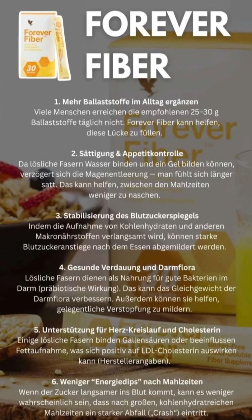 Cibi & Specialità: Forever Fiber – Nuovo e nell'imballaggio originale da Baar venduto da AloeLove 1