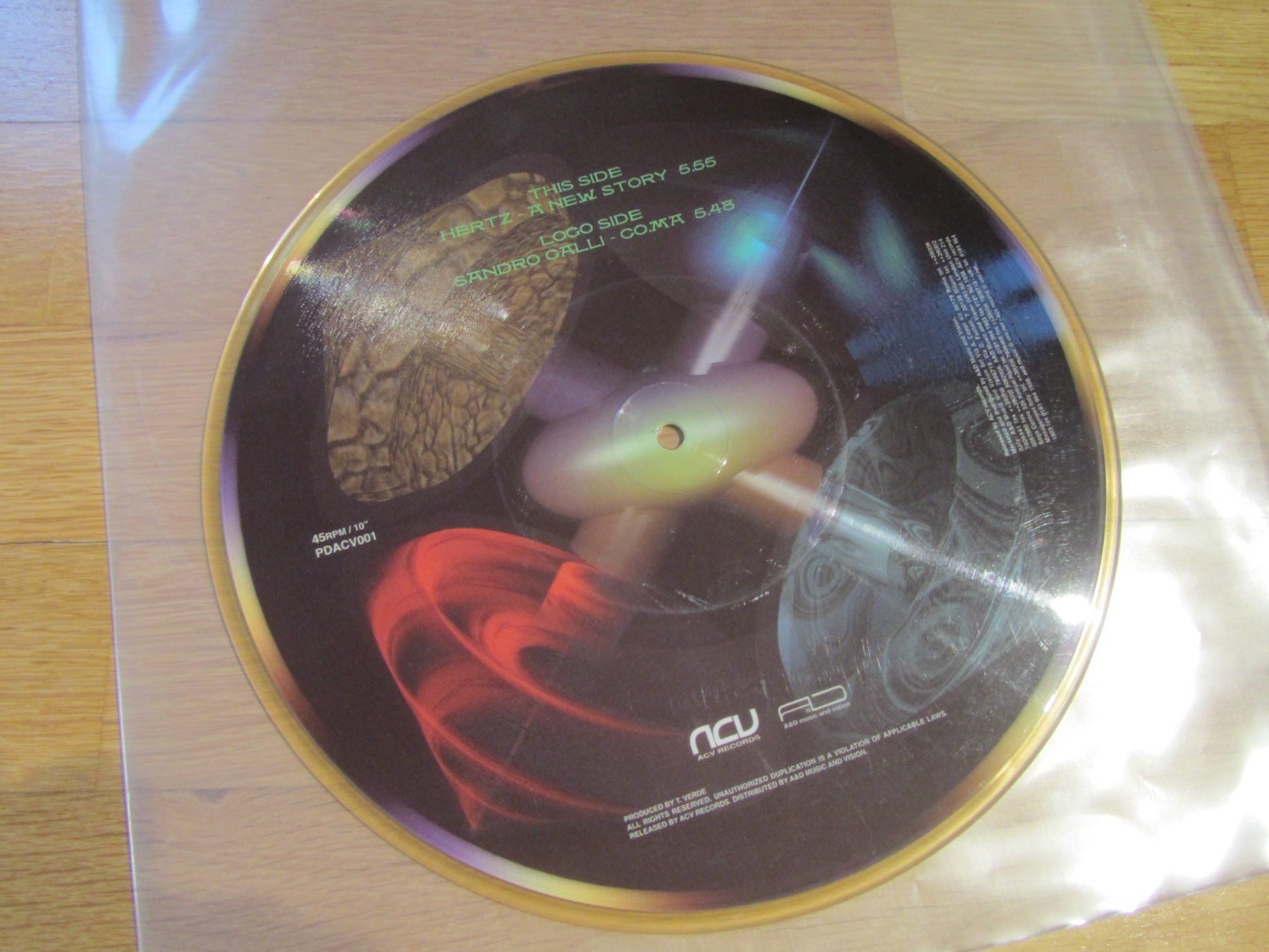 Schallplatten: Sandro Galli / Hertz, Electro, Picture Disc, Limited Edition – Gebraucht aus Seengen von mikelele