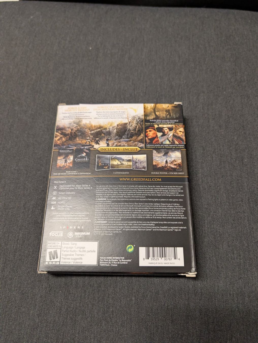 Giochi: Greed fall gold edition Microsoft Xbox Series x / one – Usato da Giubiasco venduto da Ticinerd 1