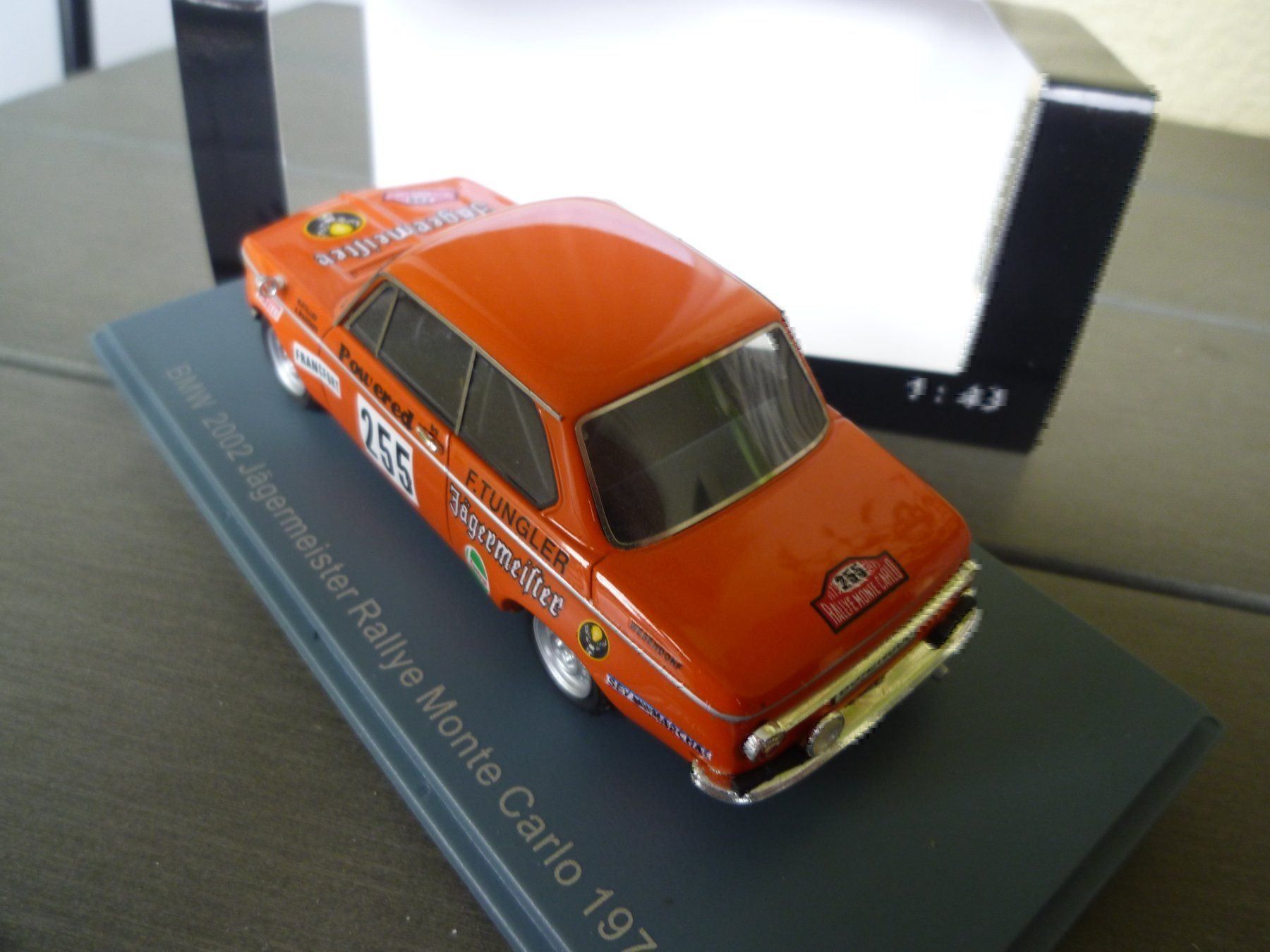 BMW Modellini d'auto: BMW 2002 (Rally Monte Carlo 1973) – Nuovo e nell'imballaggio originale da Flawil venduto da Imperiosud 3