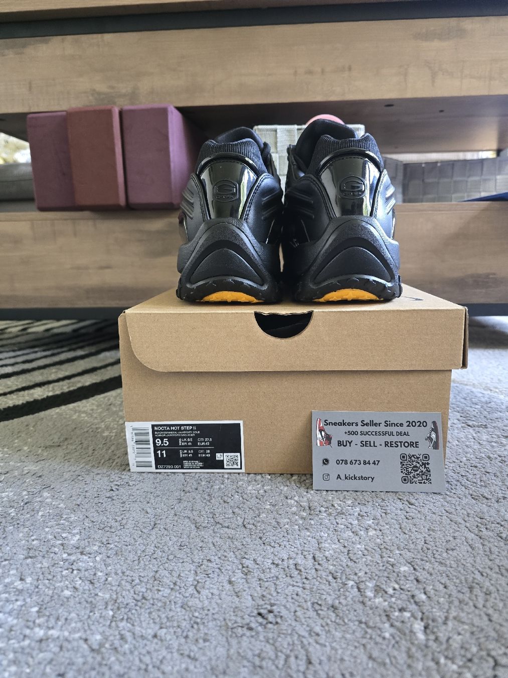 Scarpe da uomo: Nocta hot step 2 Black – Usato da Bôle venduto da A_Kickstory 5