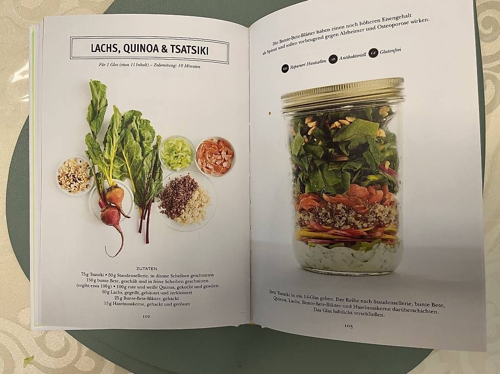 Libri: Buch: Salate im Glas – Usato da Zürich venduto da Danimila 2