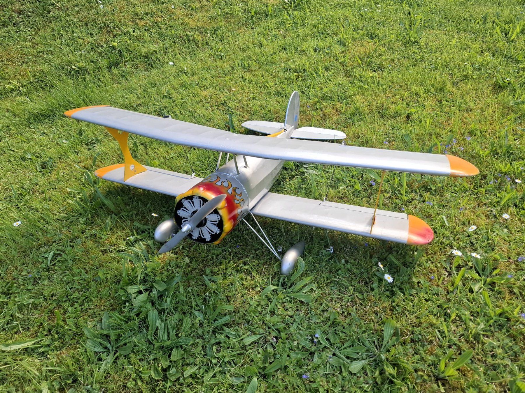 Modellismo RC: Great Lakes Kunstflug-Doppeldecker – Usato da Löhningen venduto da reto1999