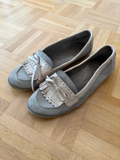 Maddison Scarpe da donna: Moccasins "maddison" Gr. 40 beige – Usato da Walenstadt venduto da ricamul 8