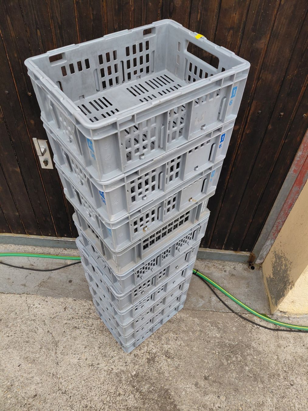 Transportkisten: Lot de caissettes en plastique – Gebraucht aus Noiraigue von pel_ny7d