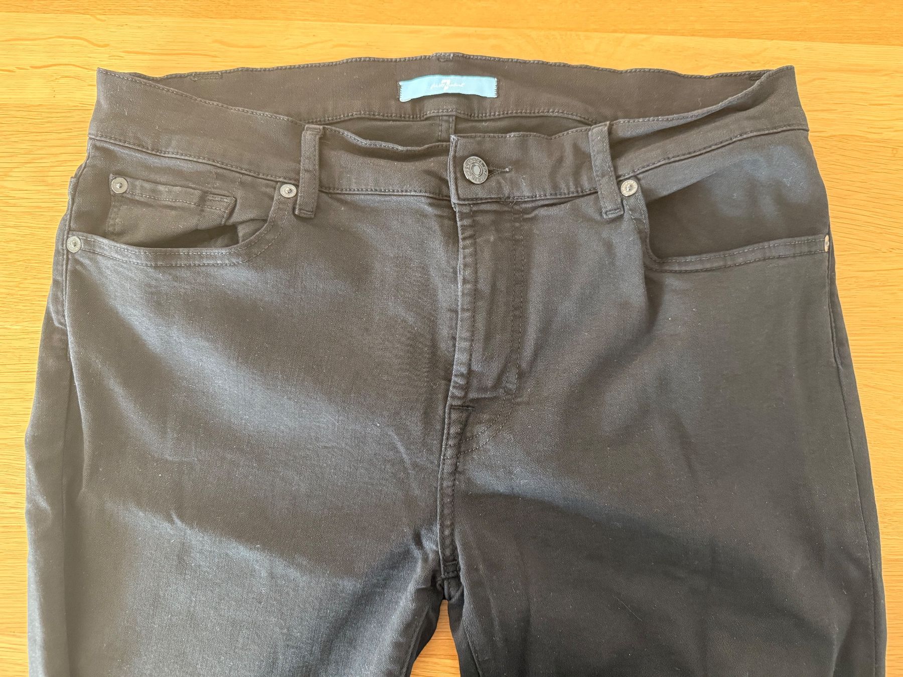Mankind Jeans: 7 For All Mankind Jeans W32 Schwarz Bootcut – Gebraucht aus Basel von Rouge. 2