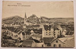 Baden, Blick auf Kirche und Landvogteischloss