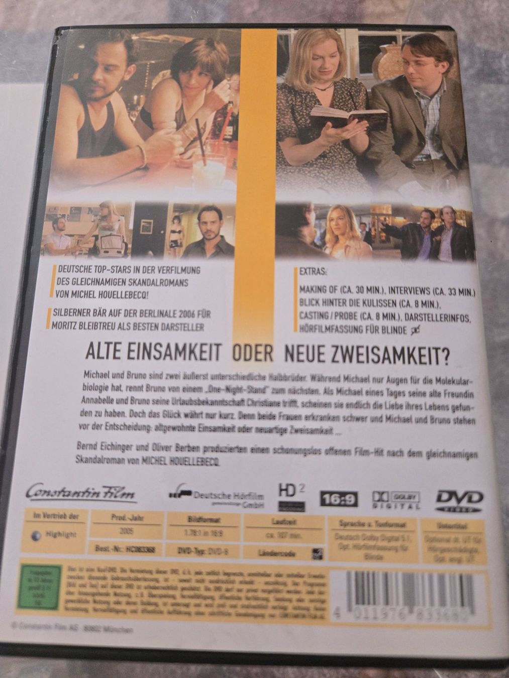 Tutti i DVDs: Elementarteilchen DVD – Usato da Bussigny venduto da Kfdlt 1