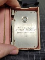 Wunderschöne alte Schränkmesslehre mit Kartoverpackung
