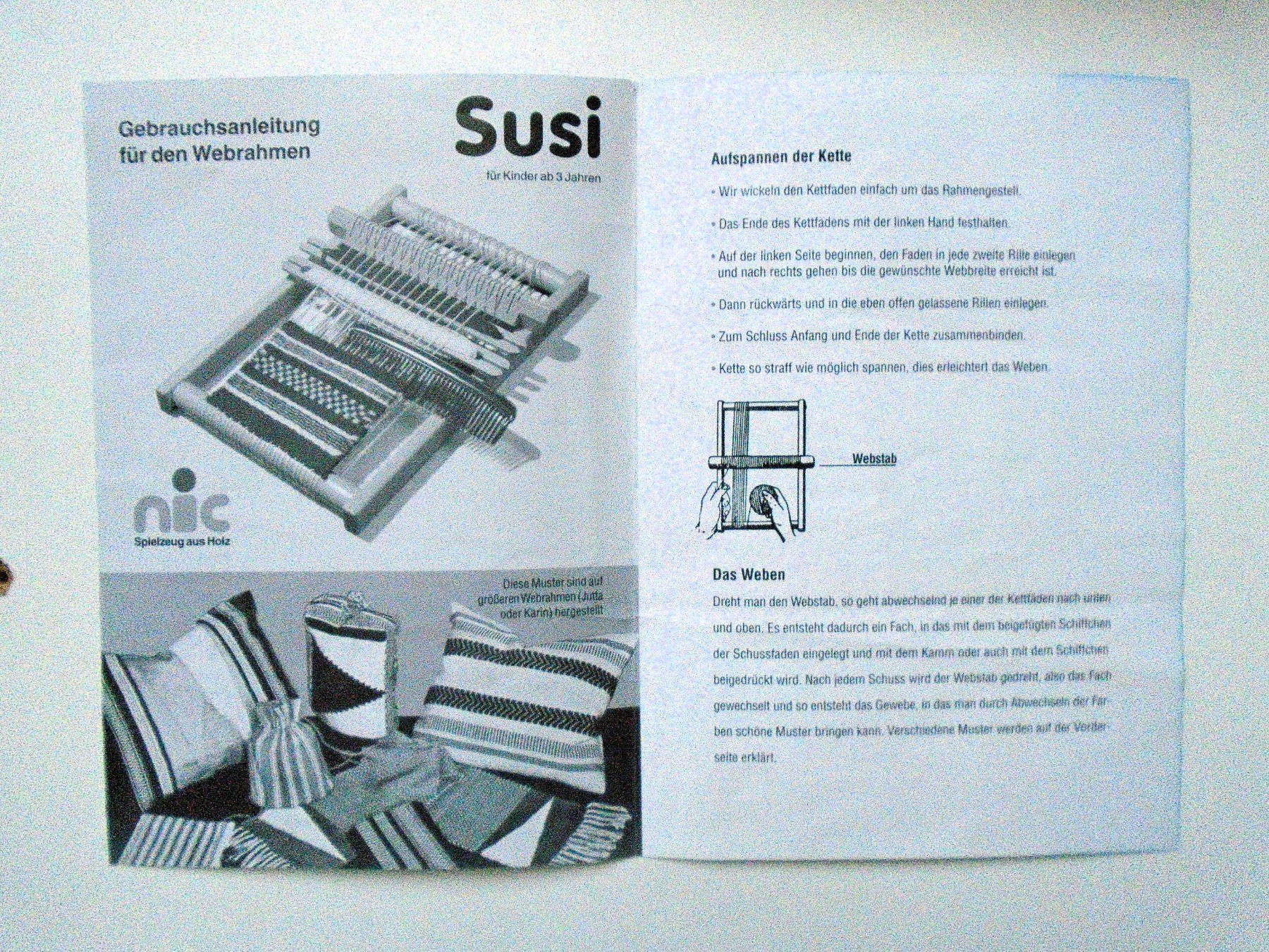 Telai per tessitura: Holz-WEBRAHMEN Susi / Kinder Webrahmen – Usato da Pfeffingen venduto da Elfenstein 2