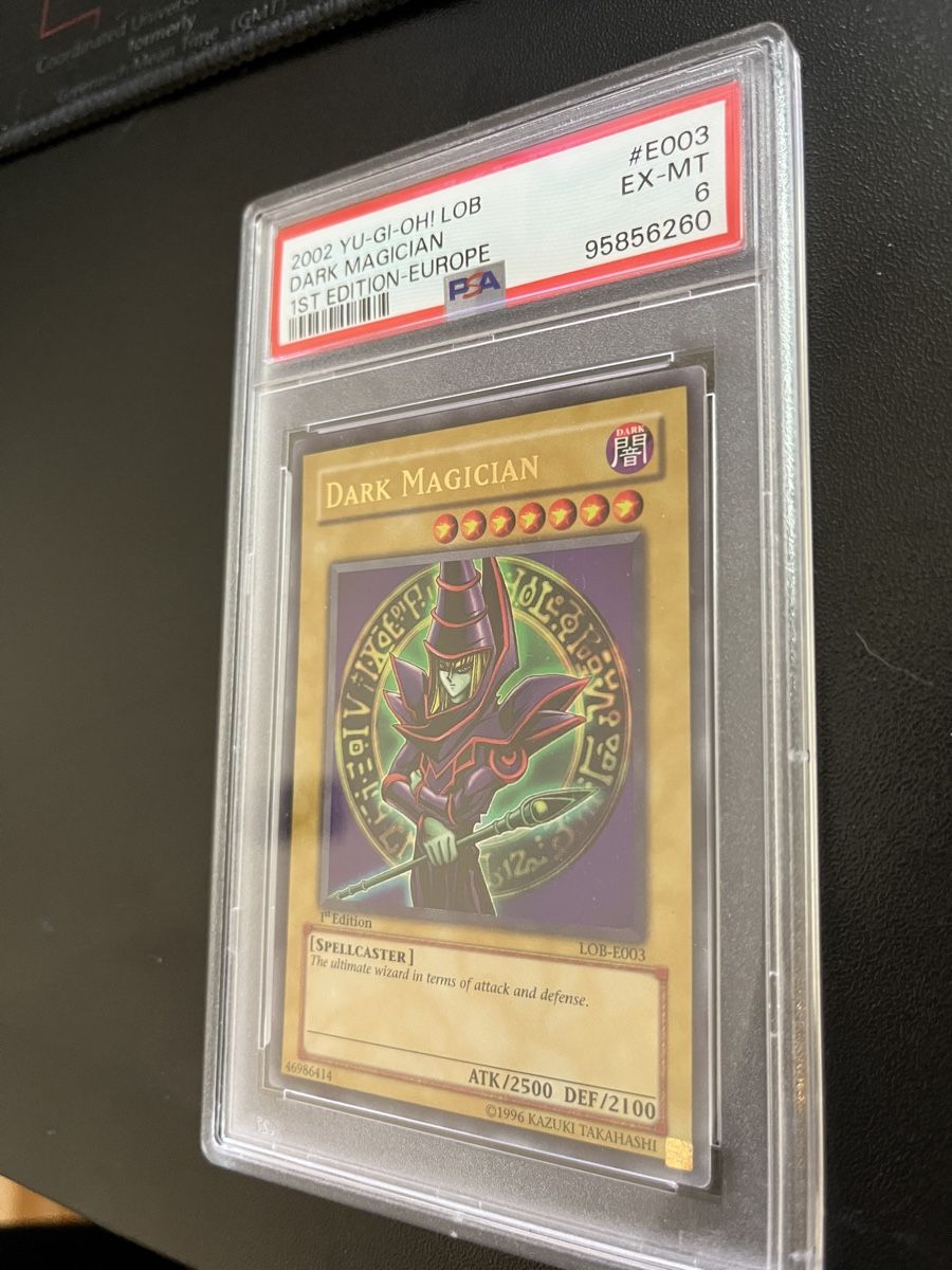 Yugioh Carte collezionabili: Dark magician LoB 1st PSA 6 – Usato da Châtelaine venduto da Tom_l57z 2
