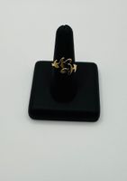 Golden farbiger Ring / Grösse: 55