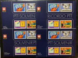 PTT-Souvenir-Heftchen 1980 komplett (4 Sprachen) ** !