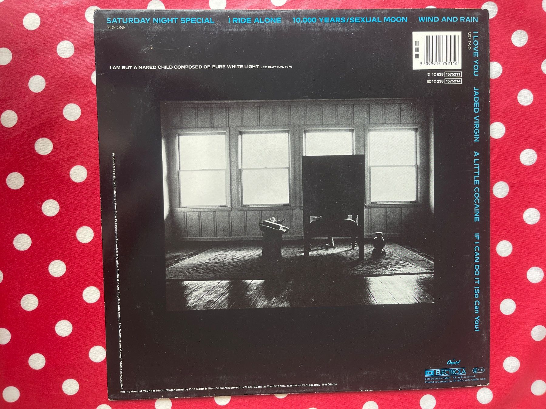 Vinyles: A596/Lee Clayton - Naked Child – D'occasion à Frutigen par Philippe_jsp 1