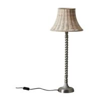 NEUE Lene Bjerre Tischlampe, Rattan, Vintage Look, Lampe