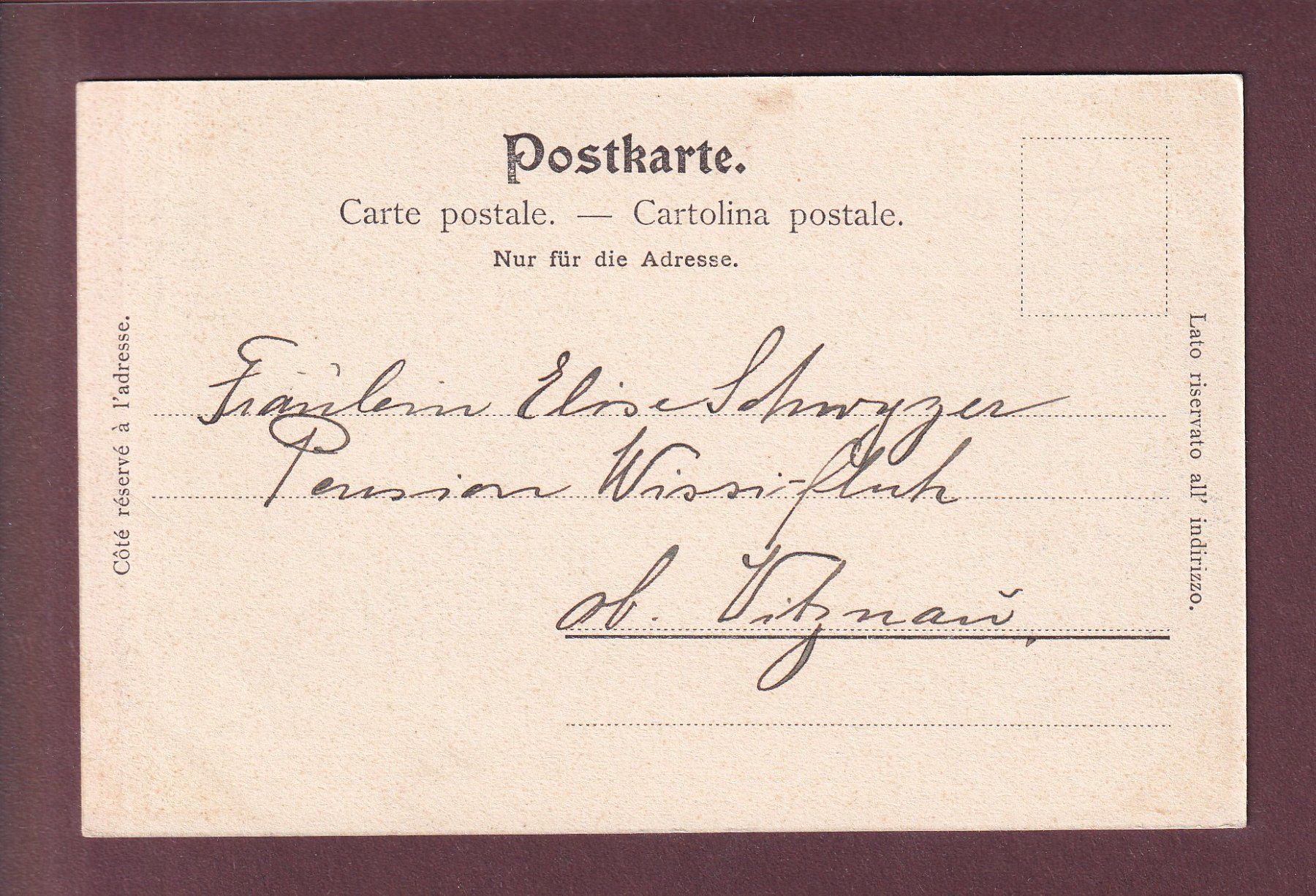 Cartoline postali: LUZERN - Pilatusstrasse - Kutsche – Usato da Pully venduto da nicecards 1