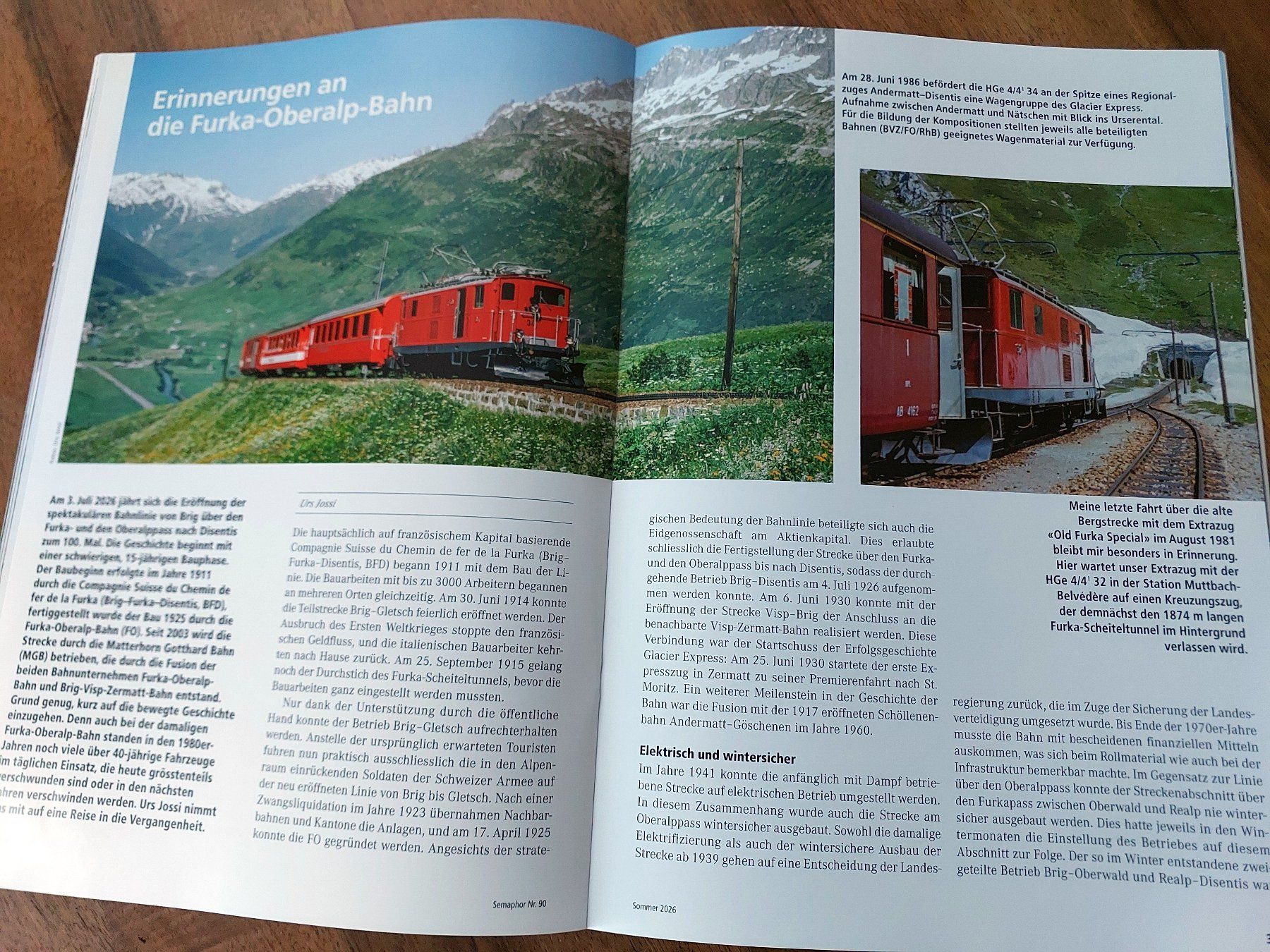 Revues & Magazines: Semaphor - Ausgabe Sommer 2026 – D'occasion à Schönenwerd par Steidi 5
