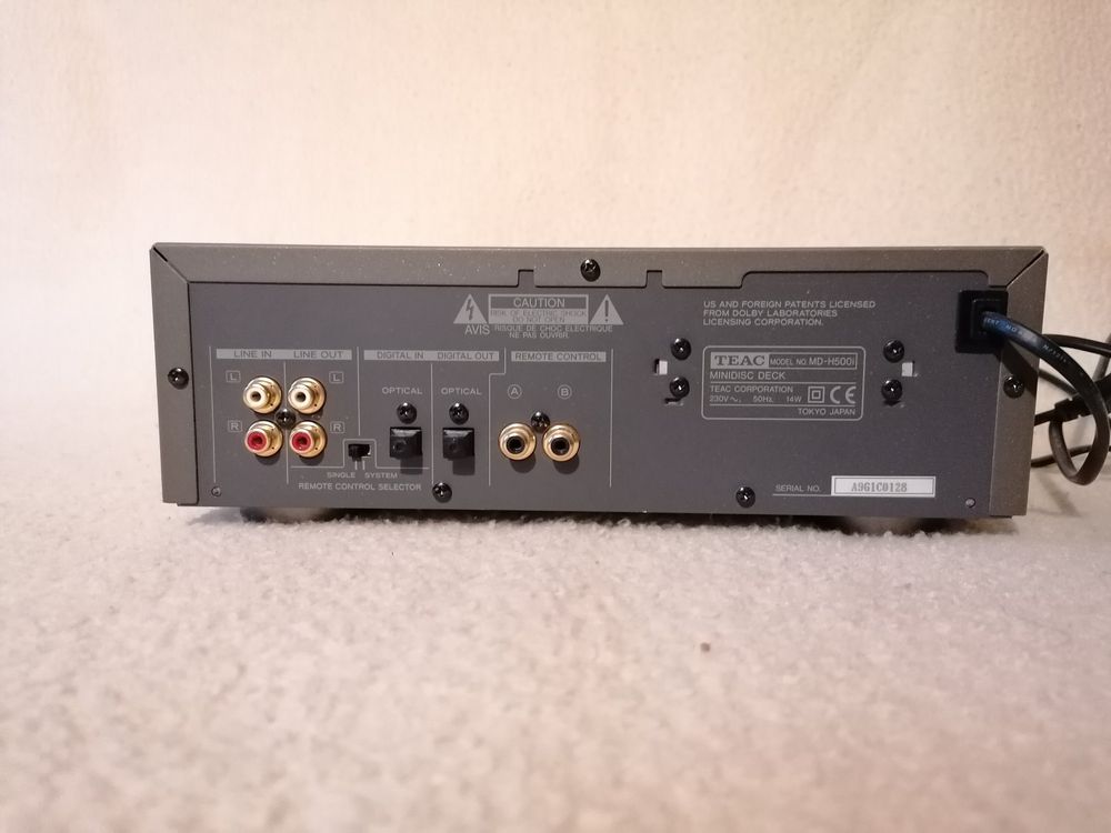 Teac MD H500i Minidisc Deck mit Fernbedienung (Ersatz) Kaufen auf