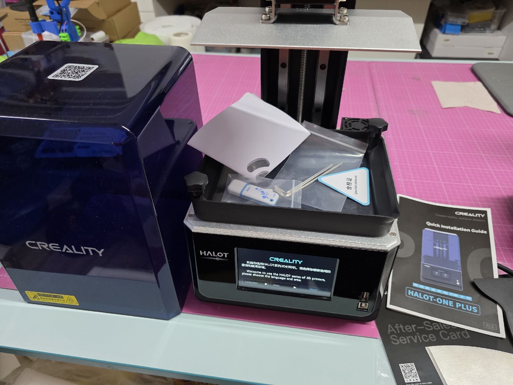 Creality Stampanti 3D: Creality Halot-One Plus Resin 3D-Drucker - defekt – Difettoso da Schwanden GL venduto da sasusy
