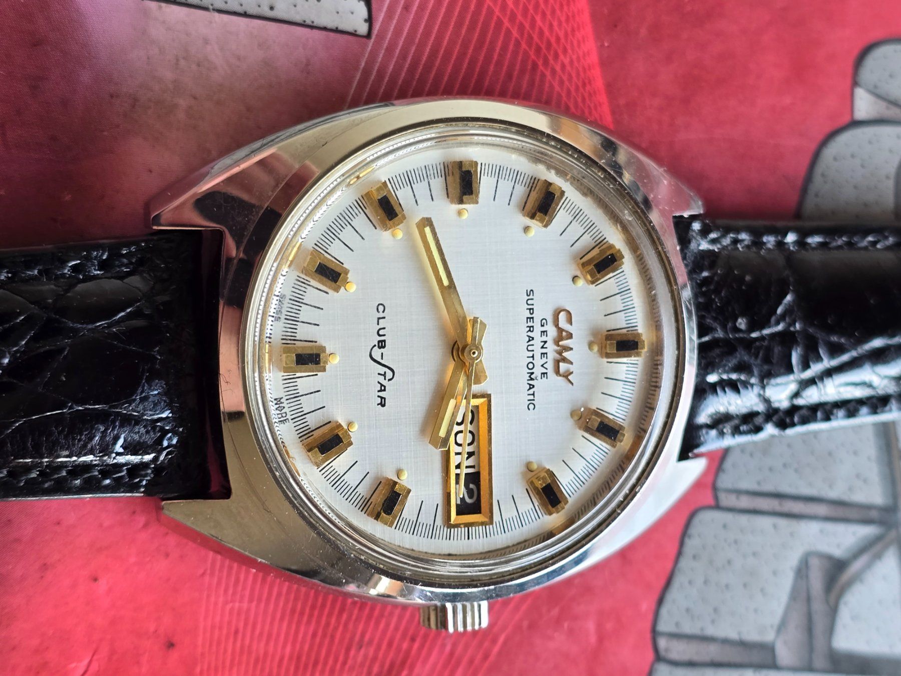 Uhren: 397 Camy Superautomatic Club-Star day date wunderschoen – Gebraucht aus Muri AG von Corredor 1