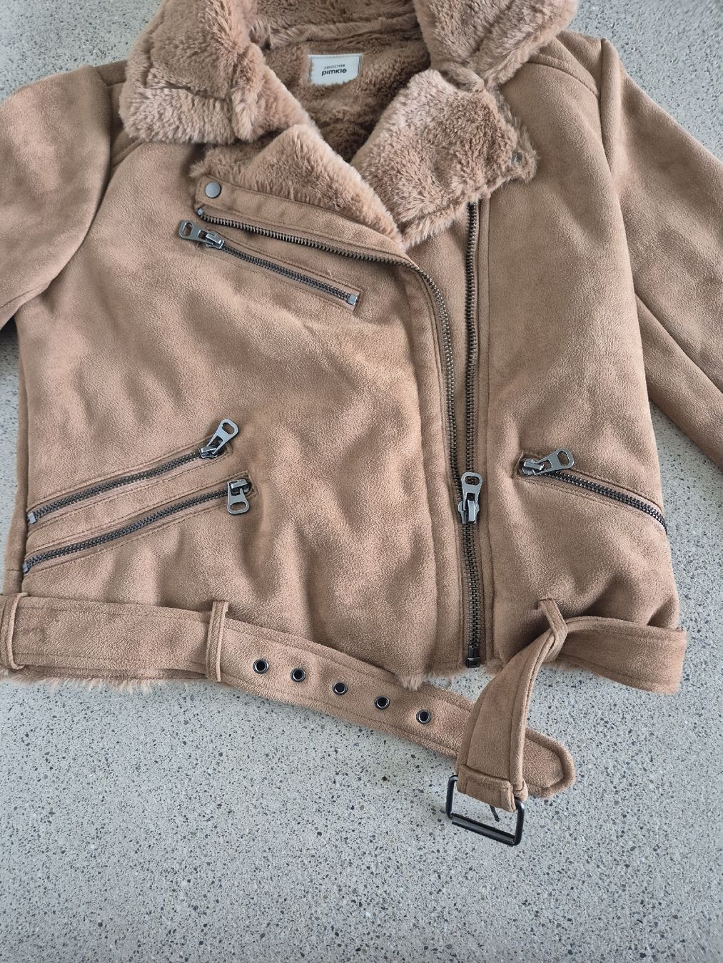 Pimkie Giacche & Cappotti: Kunstleder Pilotenjacke mit Teddyfell – Usato da Schlieren venduto da nat_76vd 3