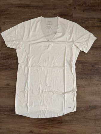 Calida Unterzieh Shirt kurzarm weiss beige Grösse S - Neu