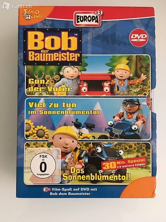 Tutti i DVDs: Bob, der Baumeister - 3x DVD ! – Usato da Sursee venduto da k12g223 1