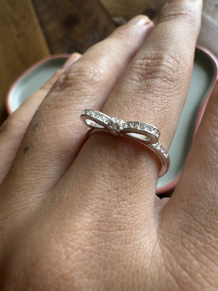 Anelli: Ring Schleife Zirkonia Silber 925 – Nuovo (secondo la descrizione) da Männedorf venduto da mariadelrocioeberle 4