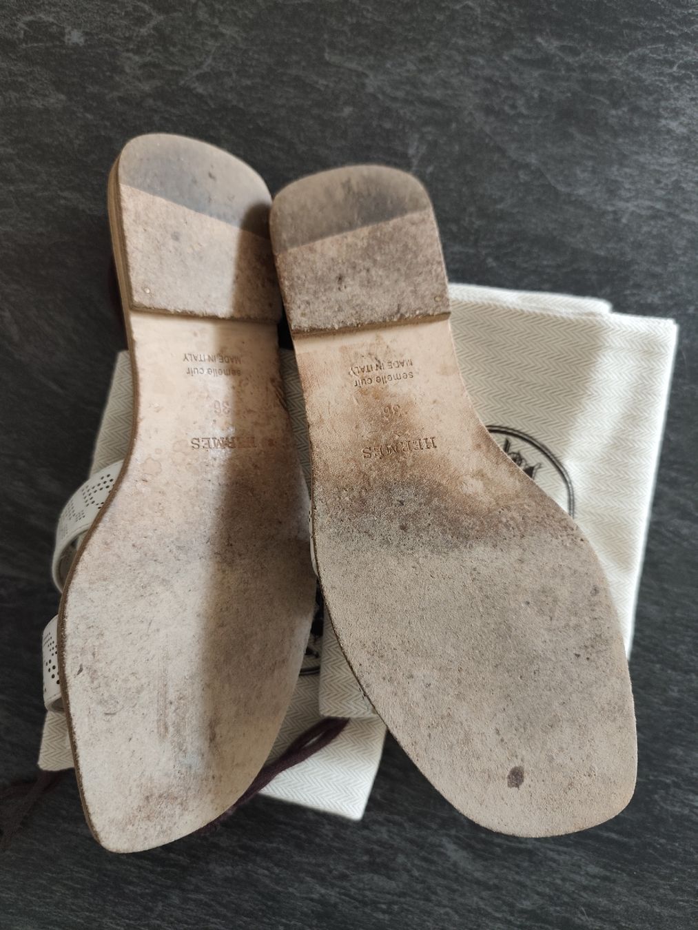 Hermès Scarpe da donna: Hermes mule Oran 36 – Usato da Martigny venduto da Vintage-23 3