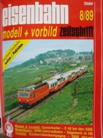 Eisenbahn Zeitschrift modell + vorbild, 8/89 Oktober
