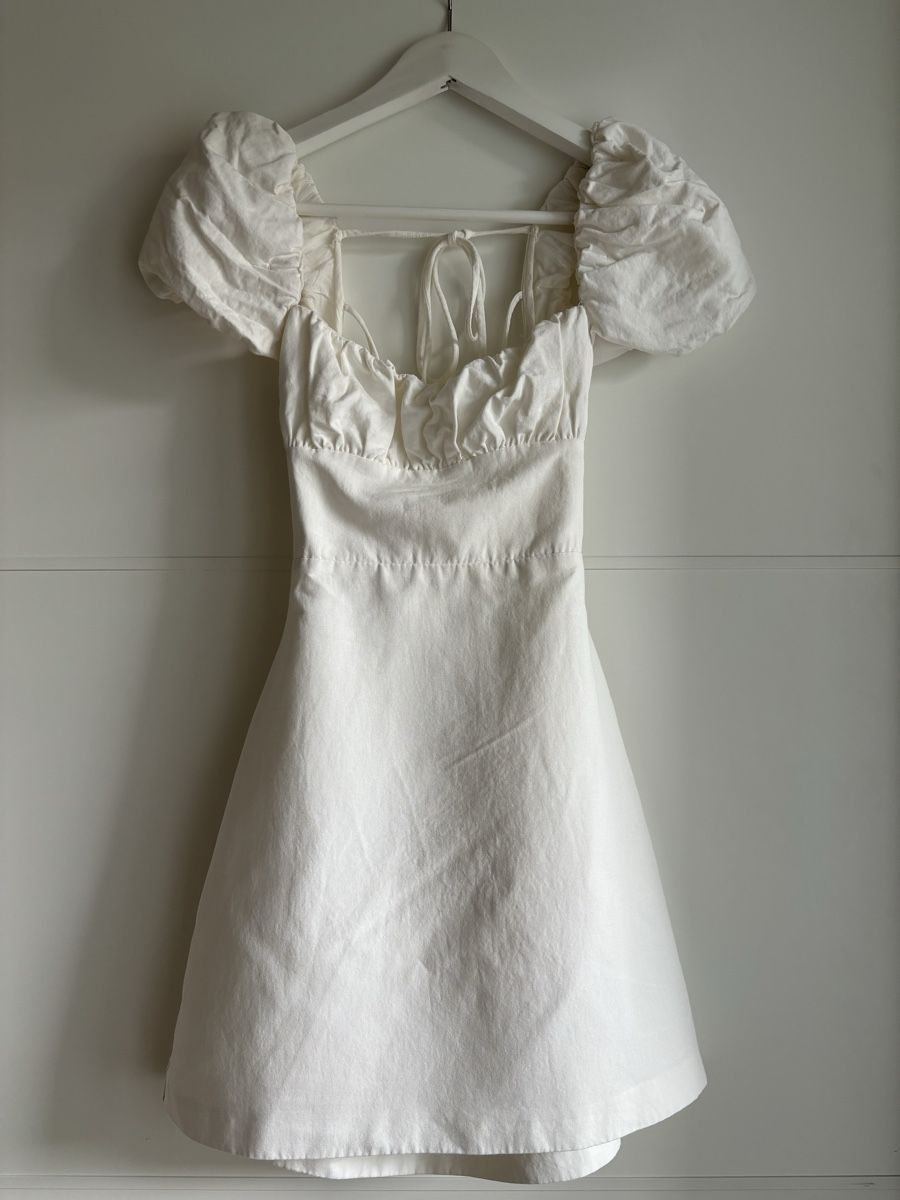 Zara Vestiti: weisses Sommerkleid – Usato da Männedorf venduto da giu_wm6d