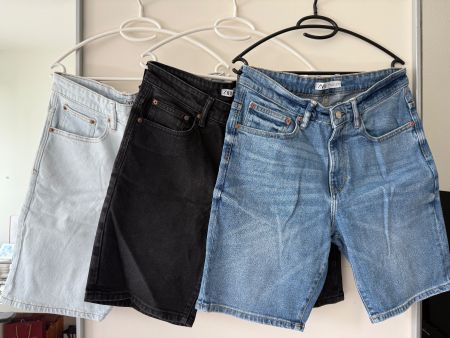 Zara Jeans Shorts, 3Stk, Gr. 40
