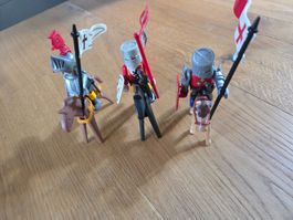 Playmobil Ritter, Custom der rote Ritter, Kreuzritter Gruppe