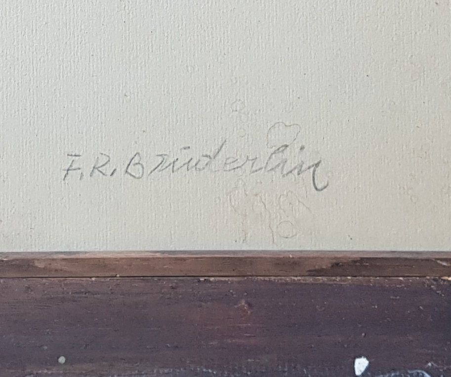 Dipinti: F.R. Brüderlin   - Ateliernachlass -    Schweizer Kunst – Usato da Horw venduto da Kunstreich7 2
